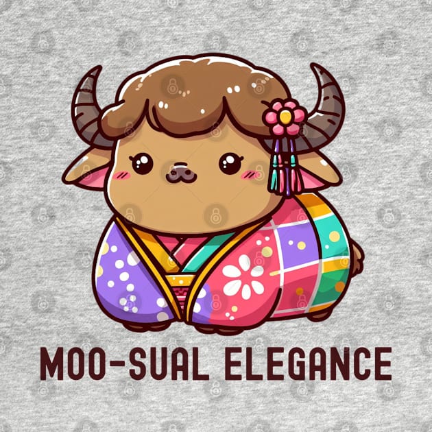 Cow in Elegance in Highland by Japanese Fever